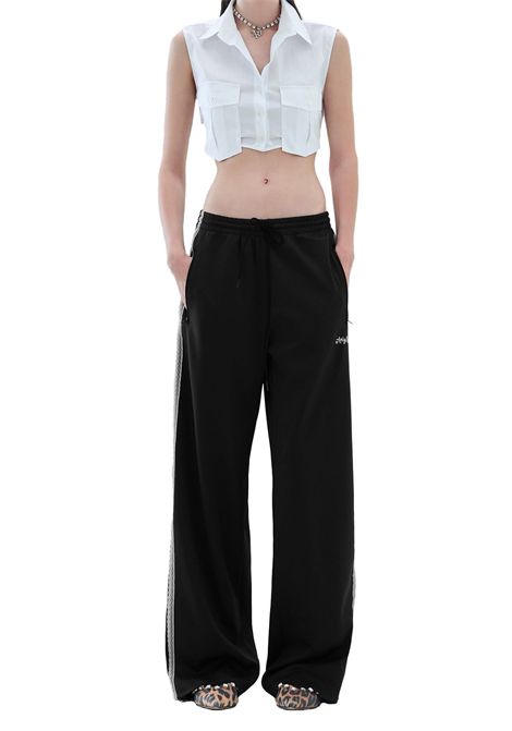 Pantalone Aniye By donna 185946336 Sandy nero sporty Aniye by | Pantalone | 185946336